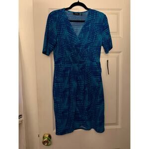 Blue Dress By Apt 9 Size Petite Medium